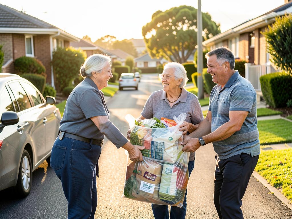 Neighbours helping each other on a Hibiscus Coast street